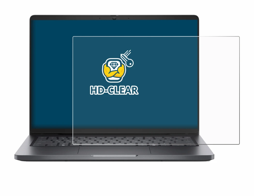Image de l'appareil Dell Pro 14 PC14250 avec une grande variété de protections d'écran.
