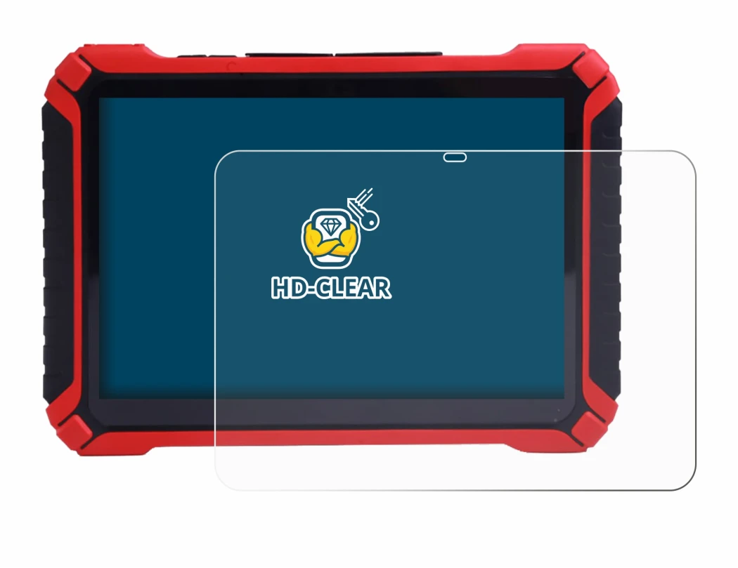 Image de l'appareil Launch X-431 Pad IX avec une grande variété de protections d'écran.