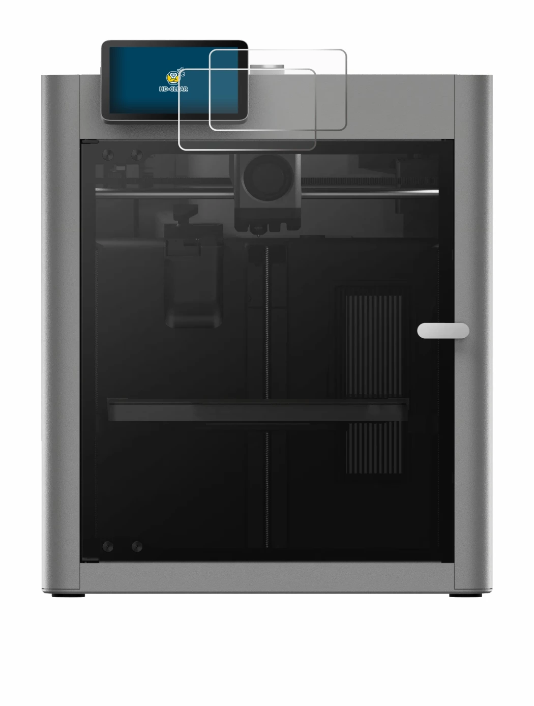 Image de l'appareil Bambu Lab P2S 3D Printer avec une grande variété de protections d'écran.