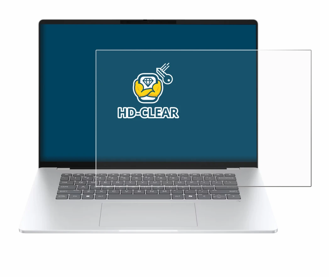 Image de l'appareil HP OmniBook 5 16 avec une grande variété de protections d'écran.