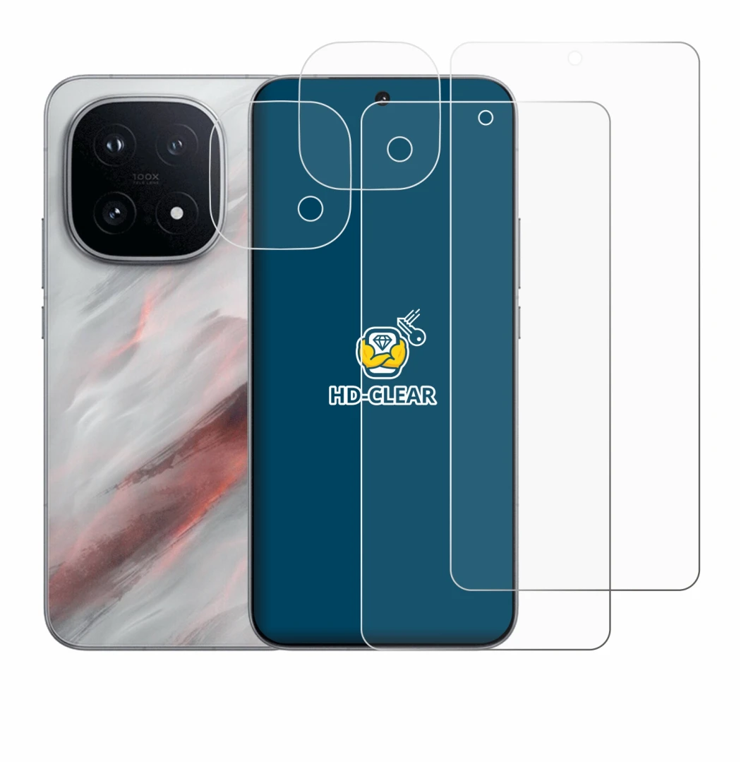 Image de l'appareil Vivo iQOO 15 (Avant+Caméra) avec une grande variété de protections d'écran.