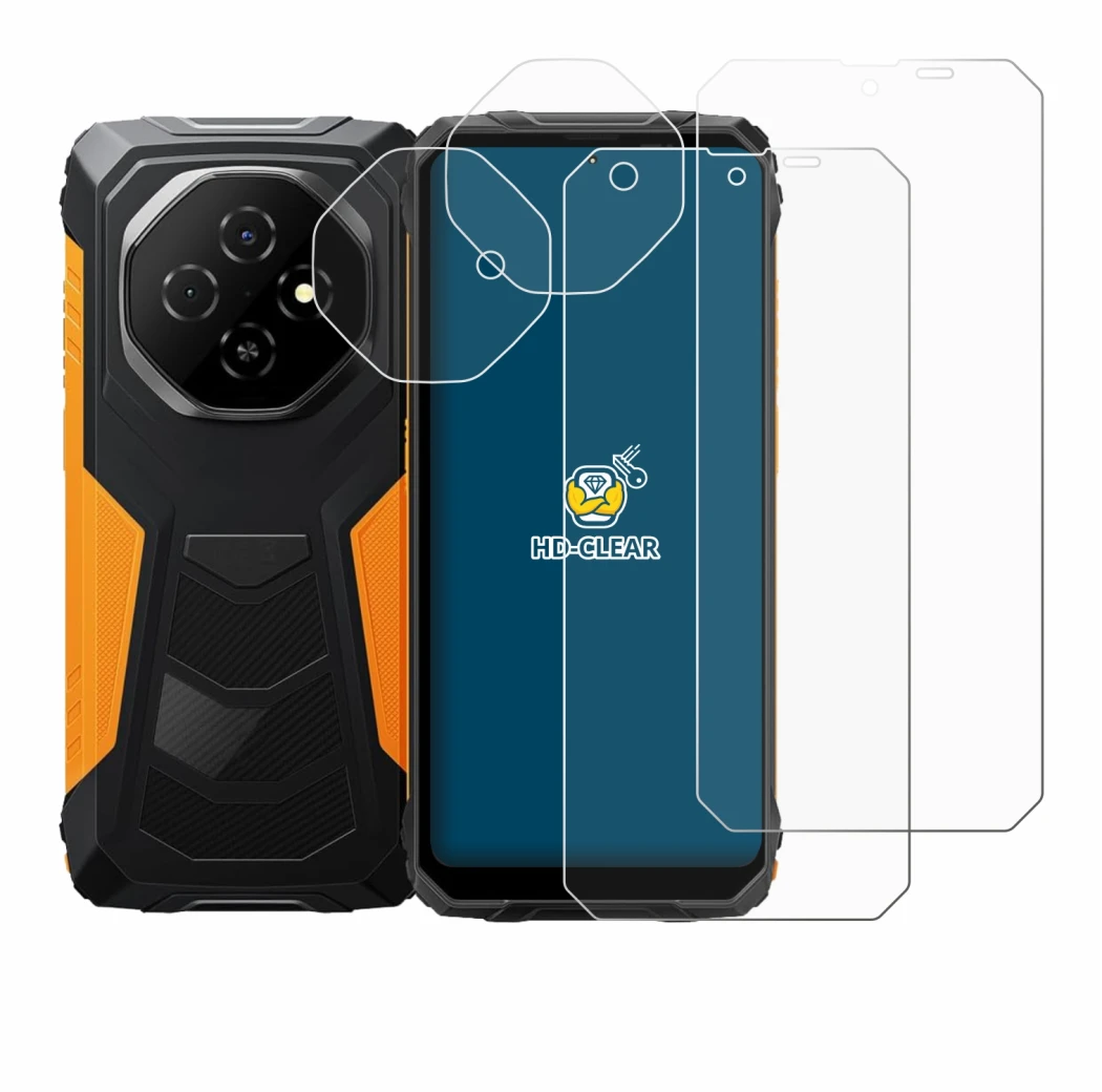 Image de l'appareil Blackview Fort 1 (Avant+Caméra) avec une grande variété de protections d'écran.