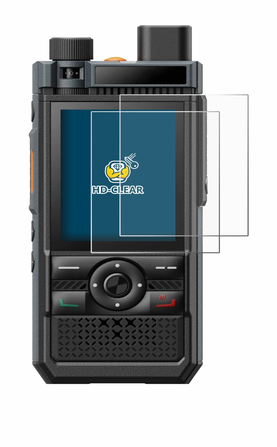 Image de l'appareil Hytera P50 Pro avec une grande variété de protections d'écran.