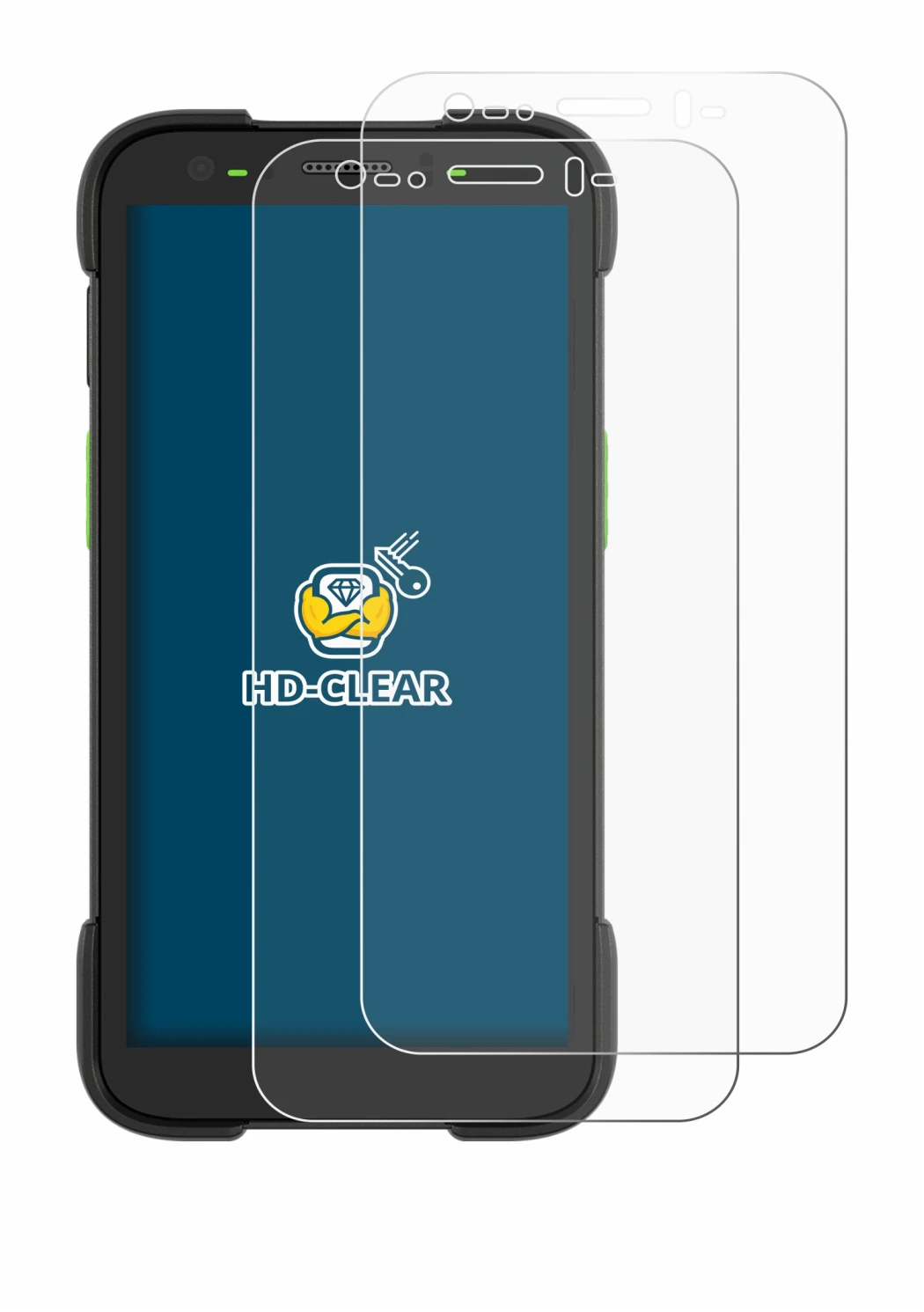 Image de l'appareil Zebra TC701 avec une grande variété de protections d'écran.