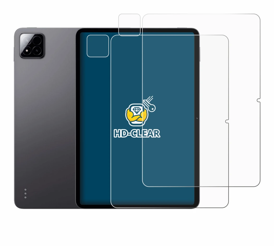 Image de l'appareil Xiaomi Pad 7 (Avant+Caméra) avec une grande variété de protections d'écran.