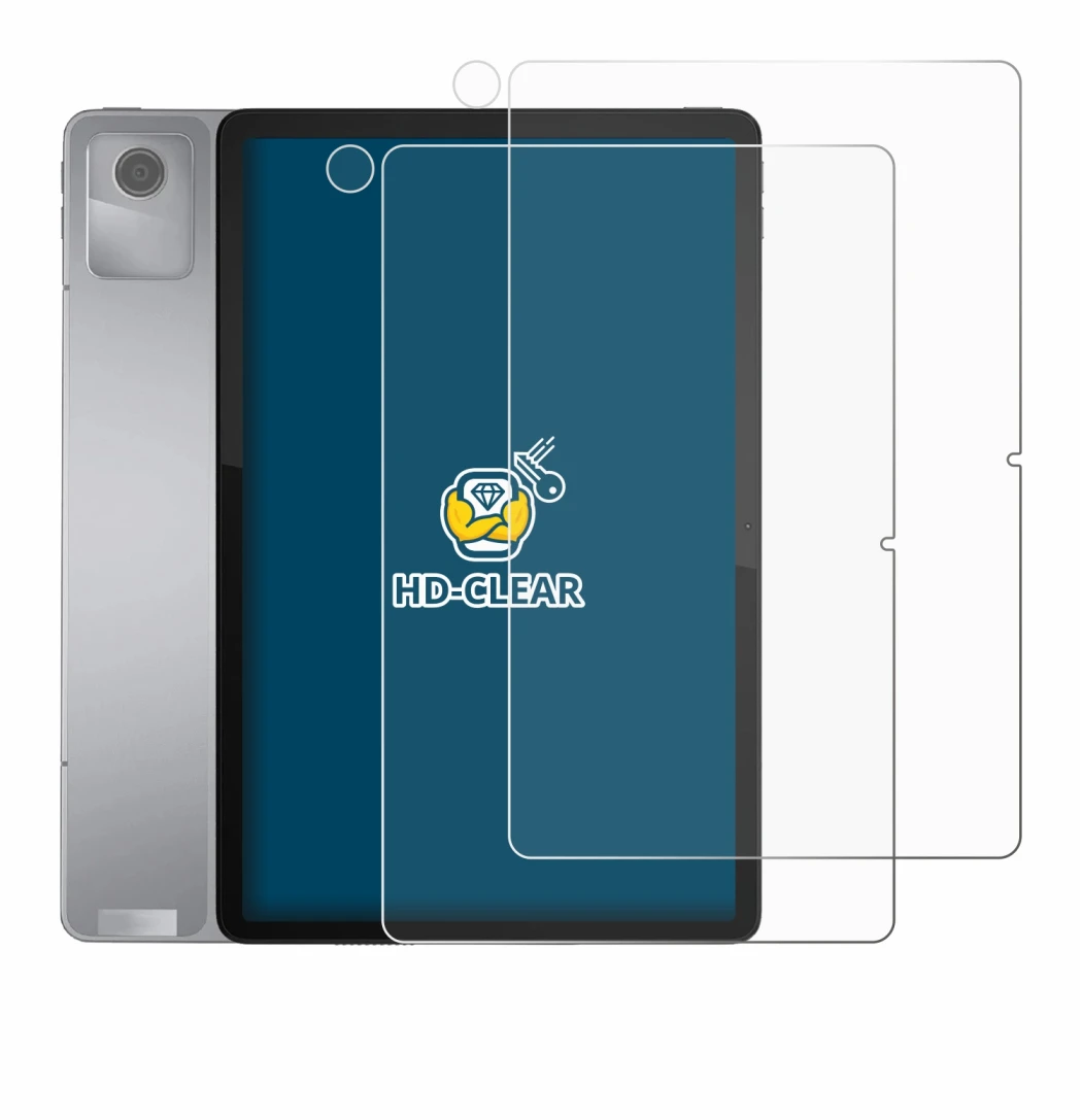 Image de l'appareil Lenovo Tab M11 (Avant+Caméra) avec une grande variété de protections d'écran.