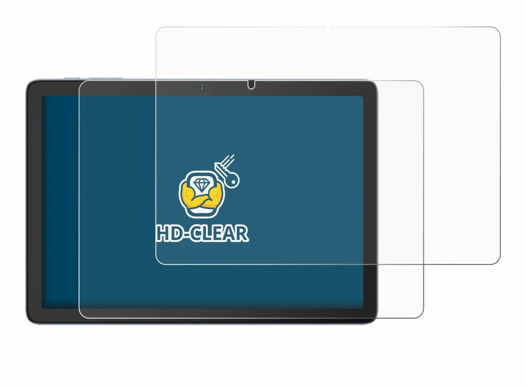 Image de l'appareil Hotwav Pad 12 avec une grande variété de protections d'écran.