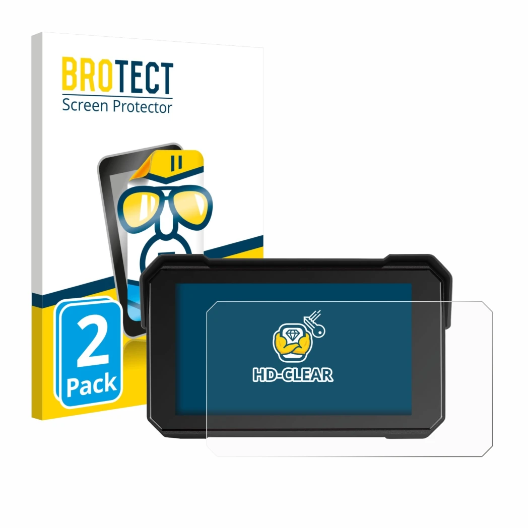 Face avant d’un emballage produit avec le logo de la marque BROTECT. À côté, l’appareil GOHHDL A4058-AM39DE-GOH 5