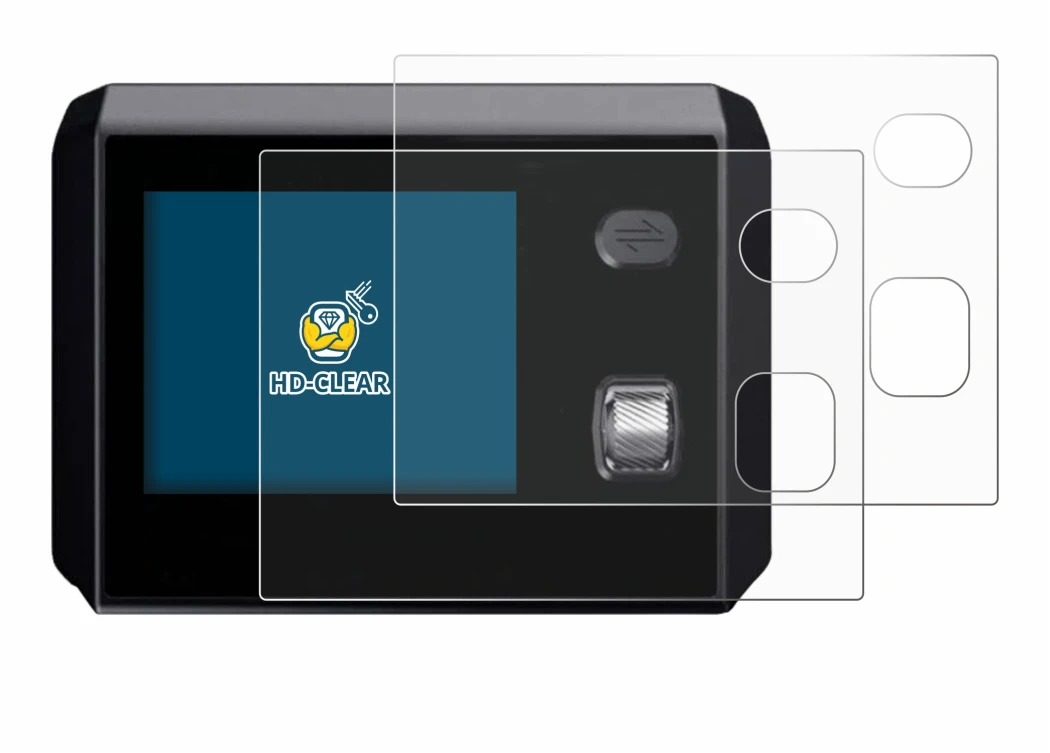 Image de l'appareil SkyRC MC5000 avec une grande variété de protections d'écran.