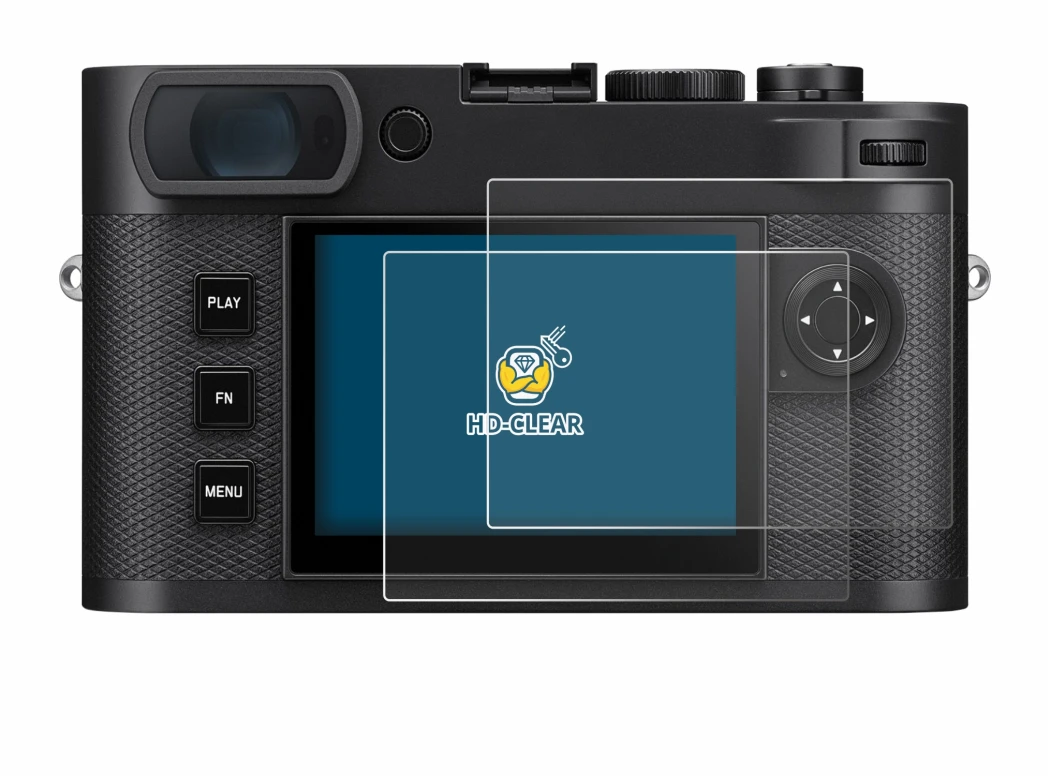 Image de l'appareil Leica M EV1 avec une grande variété de protections d'écran.