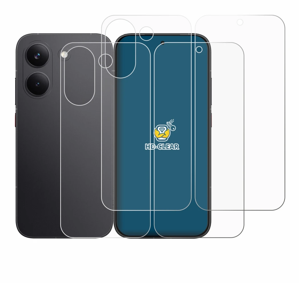 Image de l'appareil Xiaomi Poco X8 Pro (Avant+Arrière) avec une grande variété de protections d'écran.