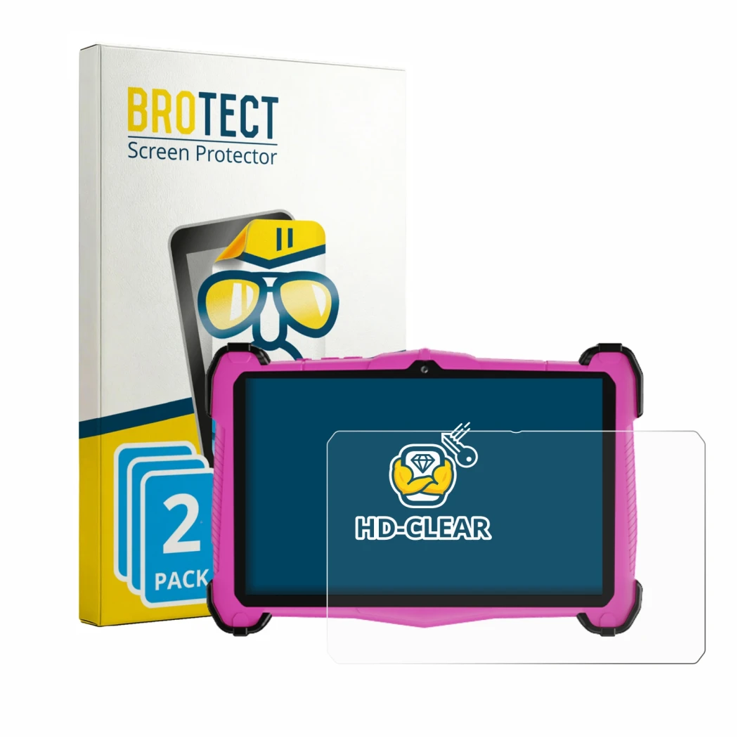 Face avant d’un emballage produit avec le logo de la marque BROTECT. À côté, l’appareil EagleSoar E_764_EEA-P est représenté a