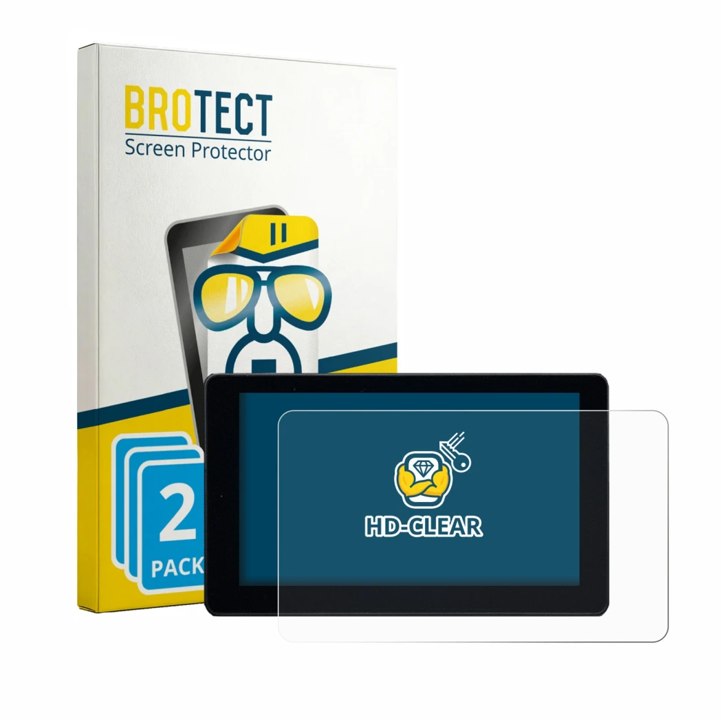Face avant d’un emballage produit avec le logo de la marque BROTECT. À côté, l’appareil Zontes 368G 2025 est représenté avec l