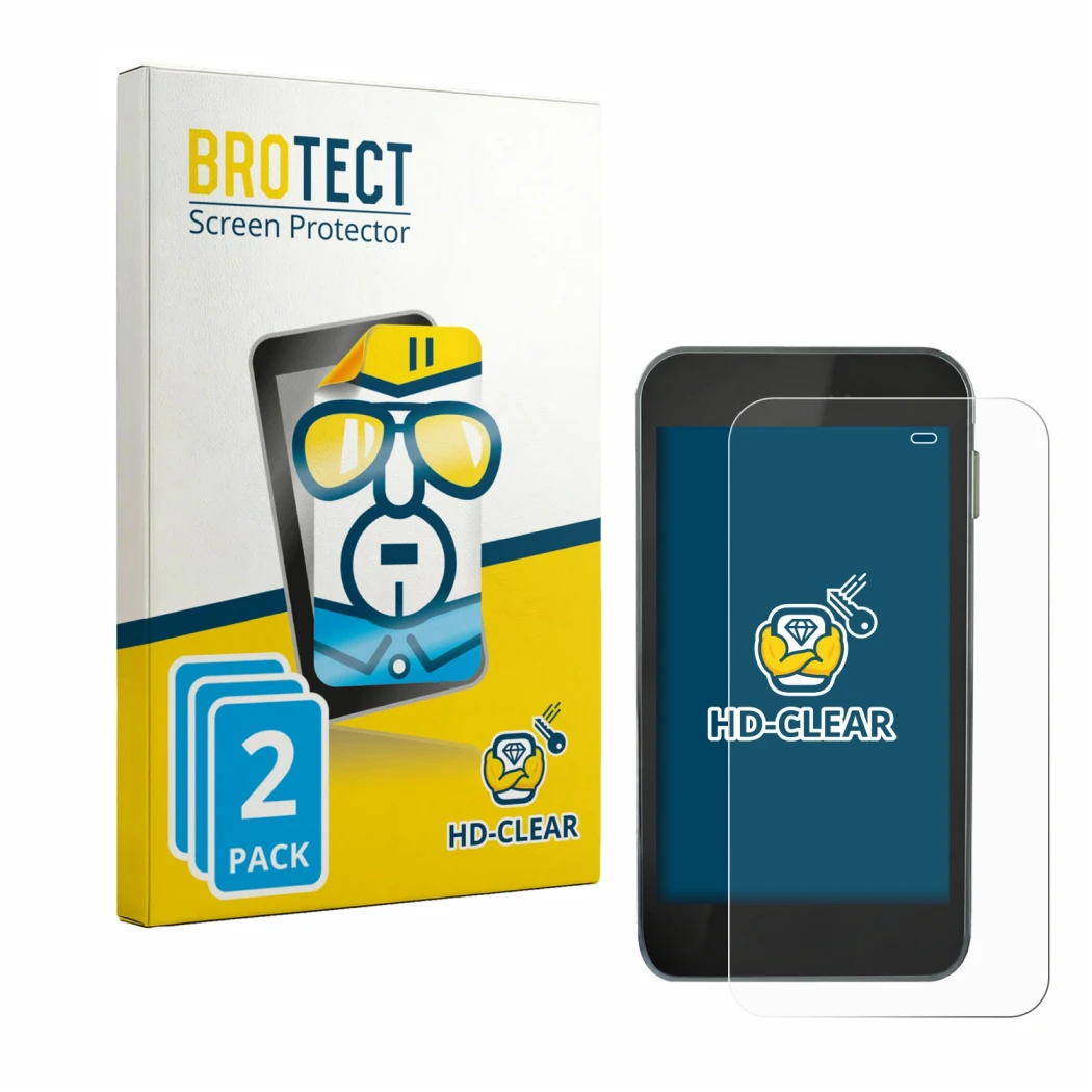 Face avant d’un emballage produit avec le logo de la marque BROTECT. À côté, l’appareil Equil Patch 200U est représenté avec l