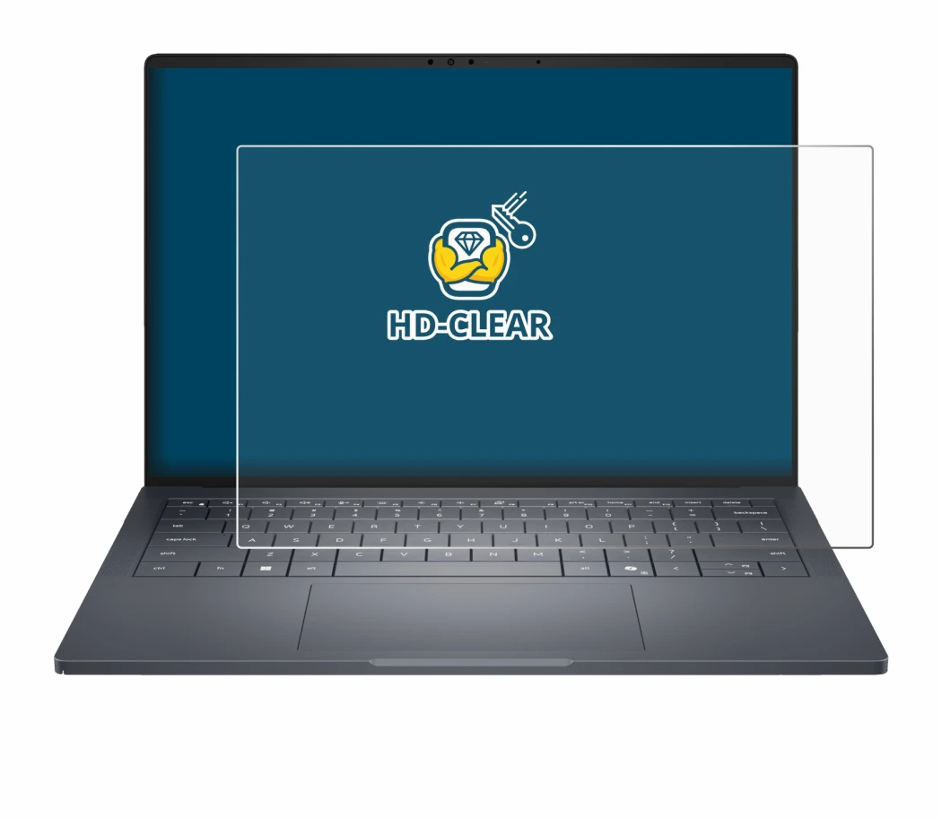 Image de l'appareil Dell Pro Max 14 Premium avec une grande variété de protections d'écran.