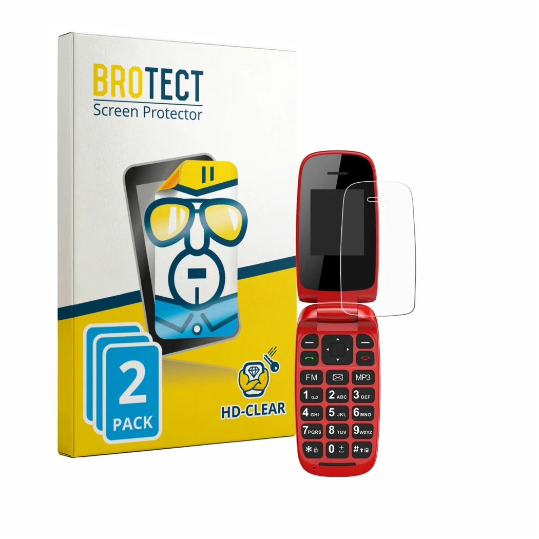 Face avant d’un emballage produit avec le logo de la marque BROTECT. À côté, l’appareil Chakeyake R341 est représenté avec la