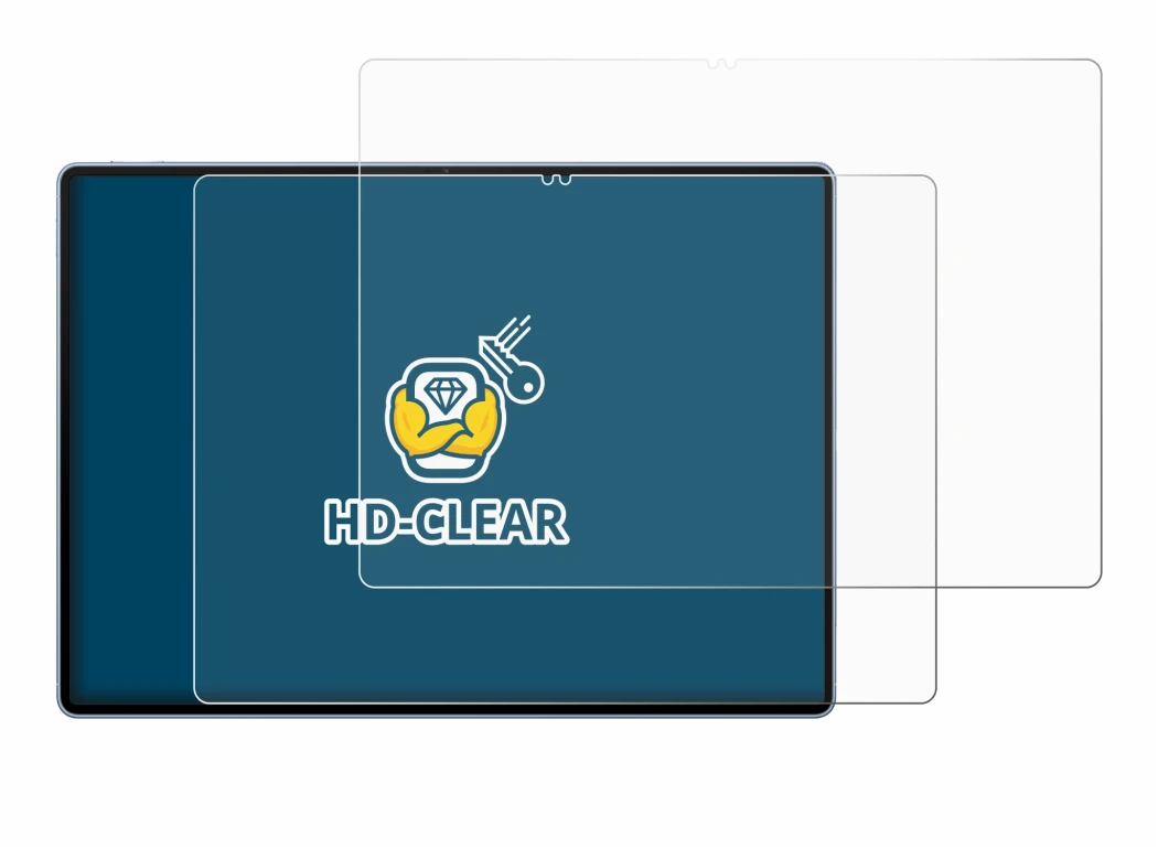 Image de l'appareil Huawei MatePad Pro Max avec une grande variété de protections d'écran.