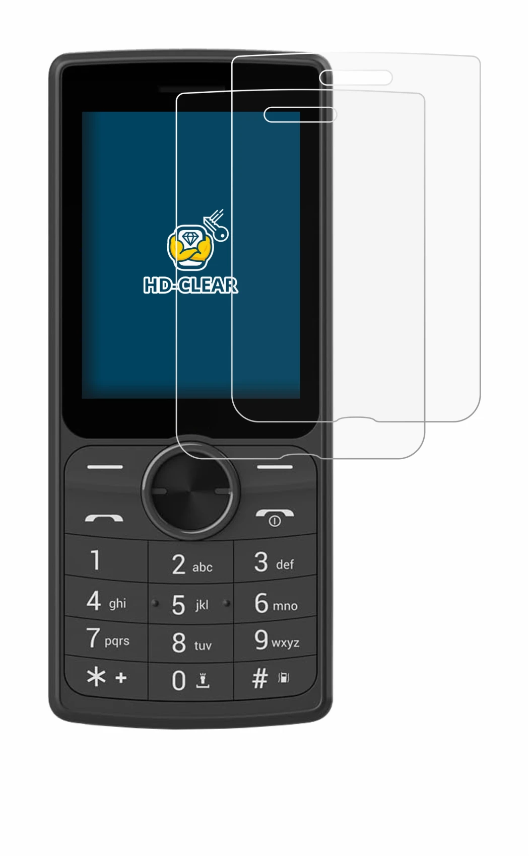 Image de l'appareil SPC Wild Cool avec une grande variété de protections d'écran.