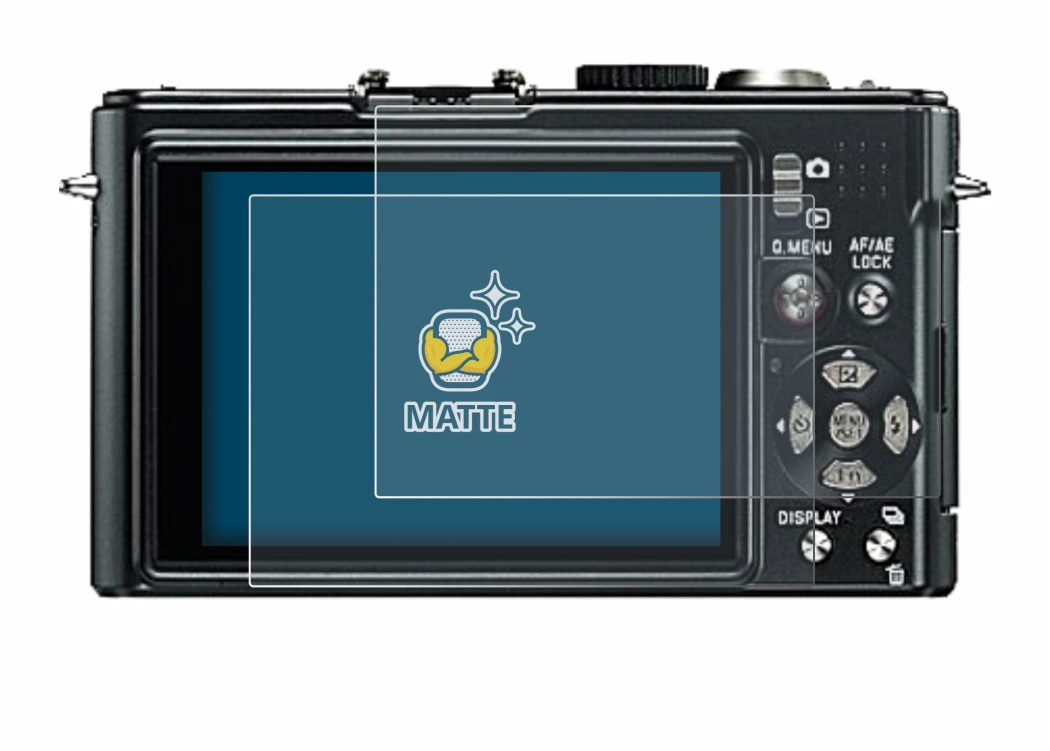 Image de l'appareil Leica D-Lux 4 avec une grande variété de protections d'écran.