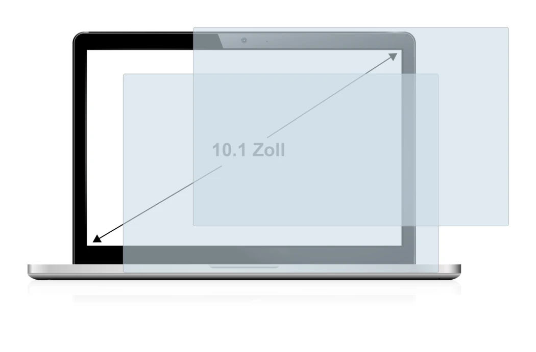 Image de l'appareil avec une grande variété de protections d'écran.