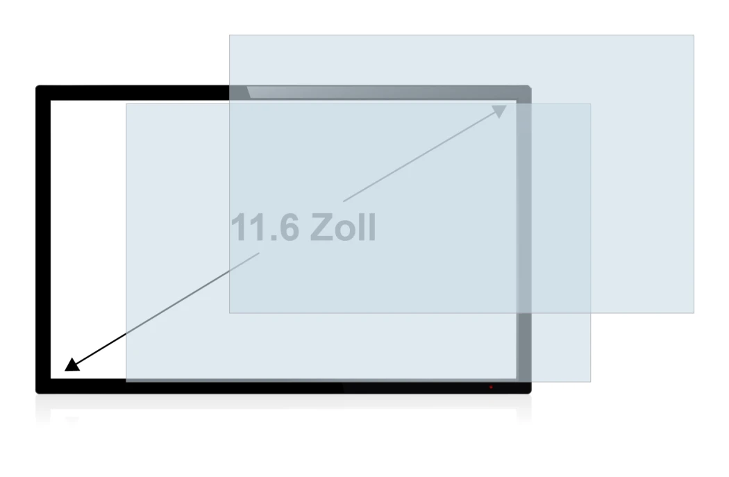 Image de l'appareil avec une grande variété de protections d'écran.