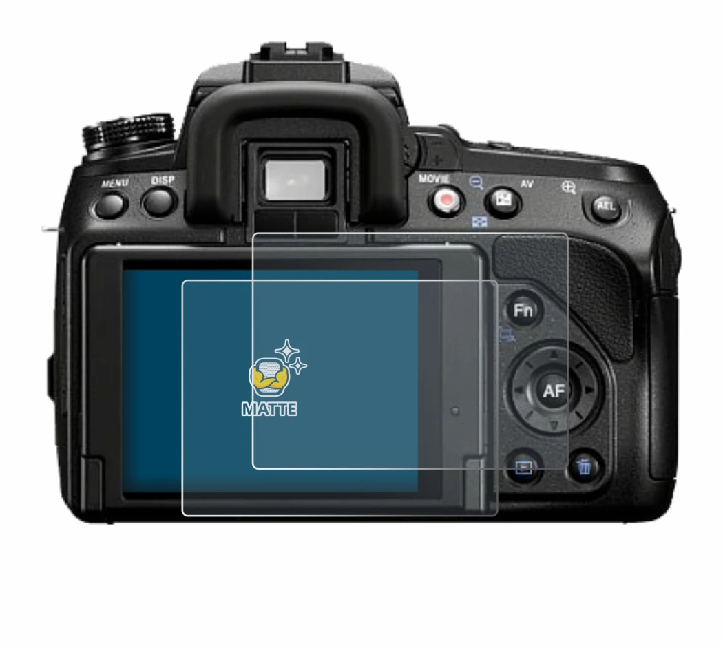 Image de l'appareil Sony Alpha 580 (DSLR-A580) avec une grande variété de protections d'écran.