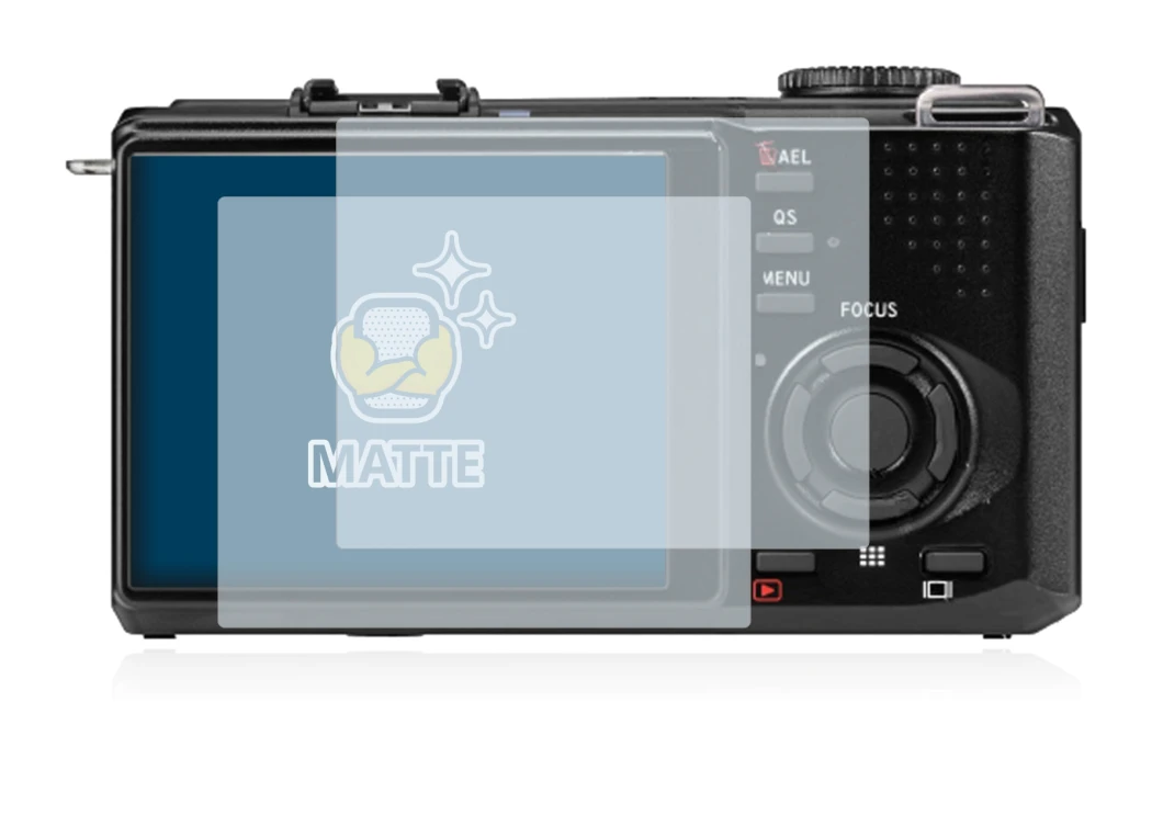 Image de l'appareil Sigma DP2 Merrill avec une grande variété de protections d'écran.