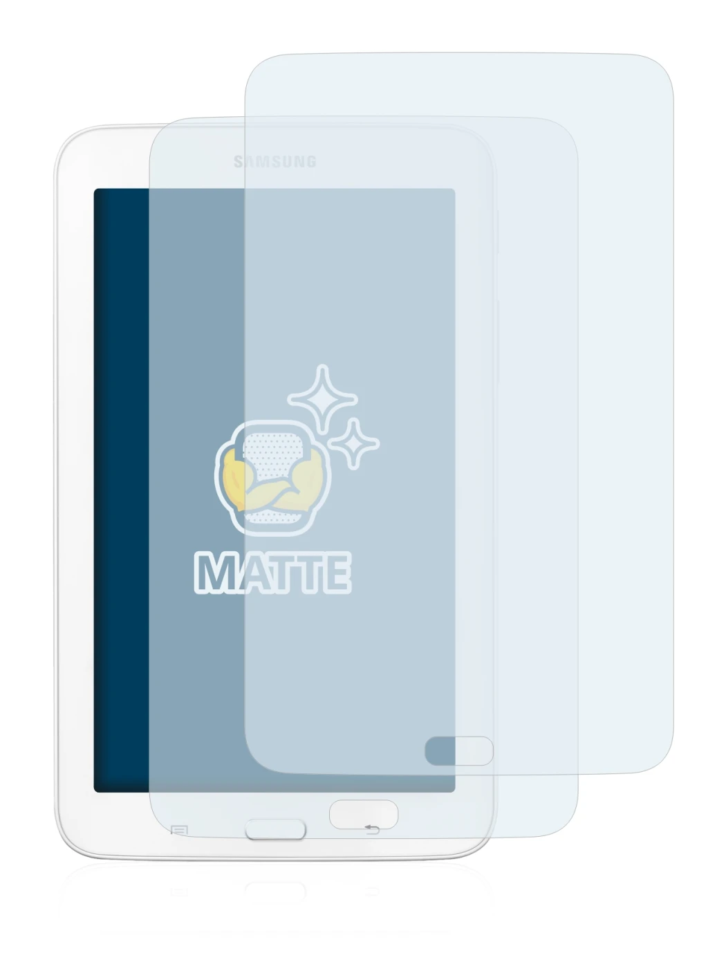 Image de l'appareil Samsung Galaxy Tab 3 7.0 Lite avec une grande variété de protections d'écran.