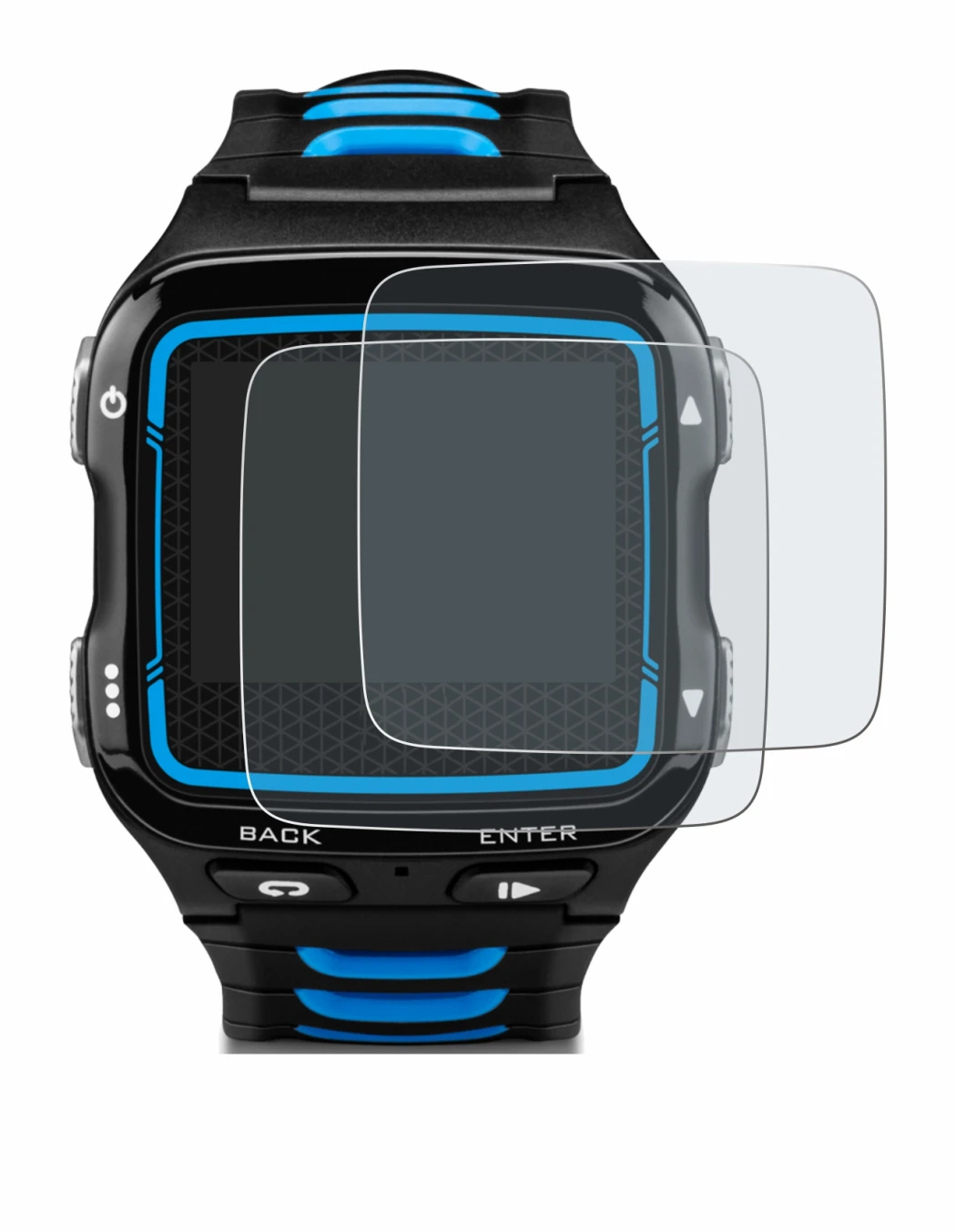 Image de l'appareil Garmin Forerunner 920XT avec une grande variété de protections d'écran.