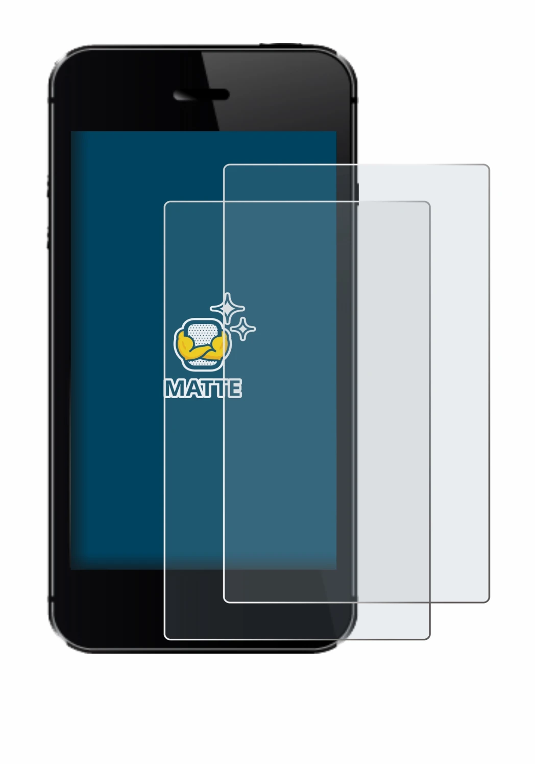 Image de l'appareil avec une grande variété de protections d'écran.