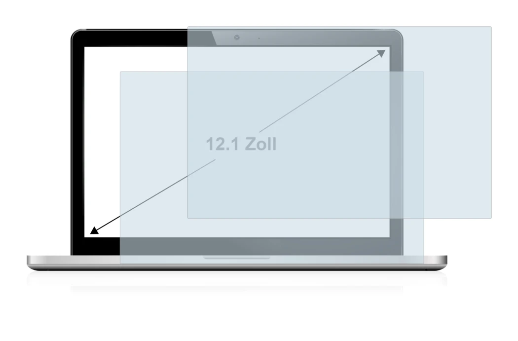 Image de l'appareil avec une grande variété de protections d'écran.