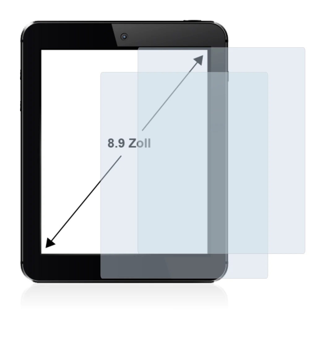 Image de l'appareil avec une grande variété de protections d'écran.