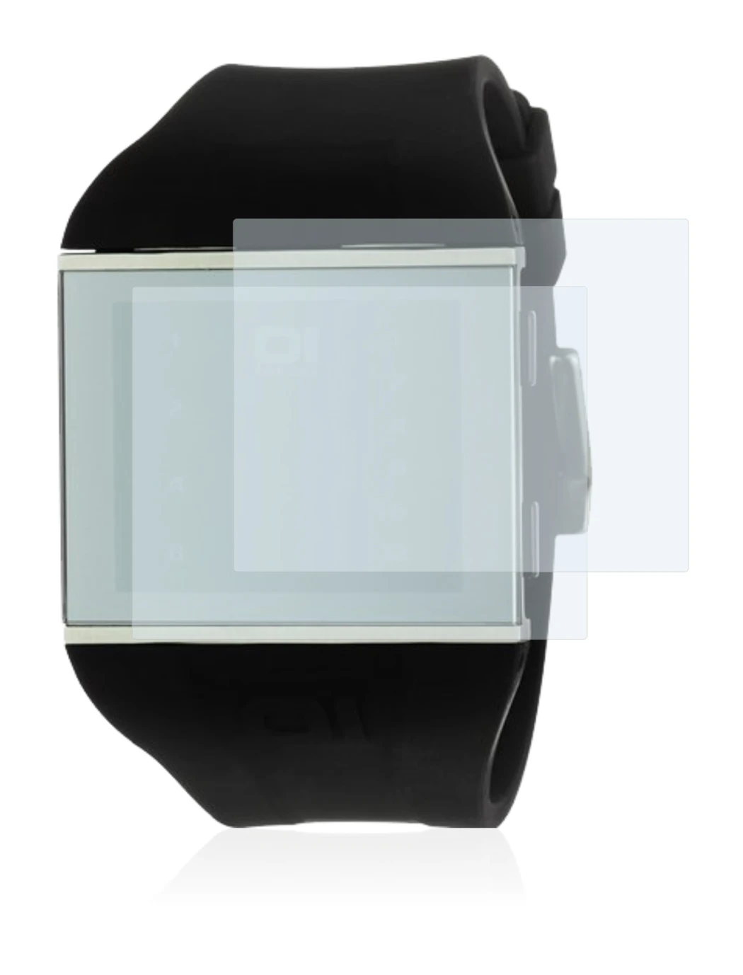 Image de l'appareil The One Slim Square avec une grande variété de protections d'écran.