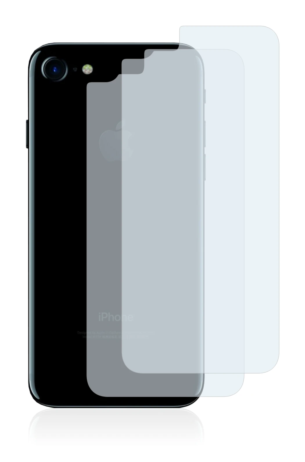 Image de l'appareil Apple iPhone 7 Le dos (toute la surface) avec une grande variété de protections d'écran.
