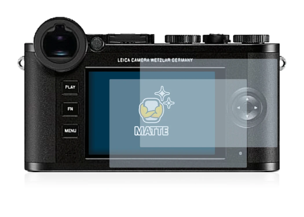 Image de l'appareil Leica CL avec une grande variété de protections d'écran.