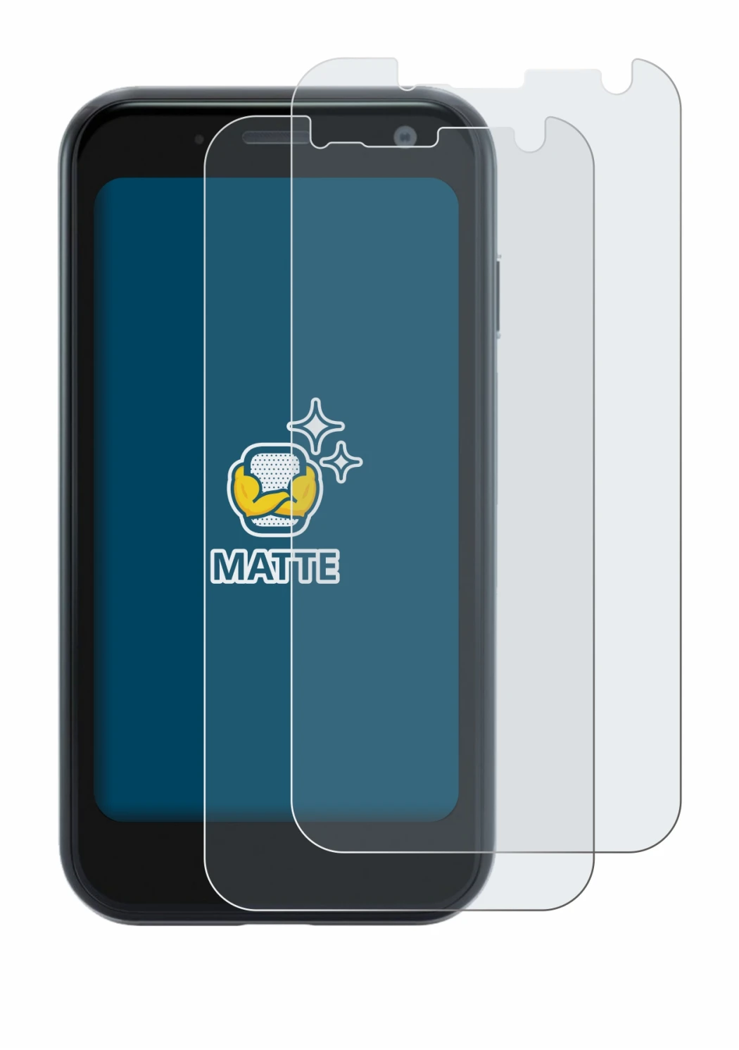 Image de l'appareil Palm Mini Smartphone avec une grande variété de protections d'écran.