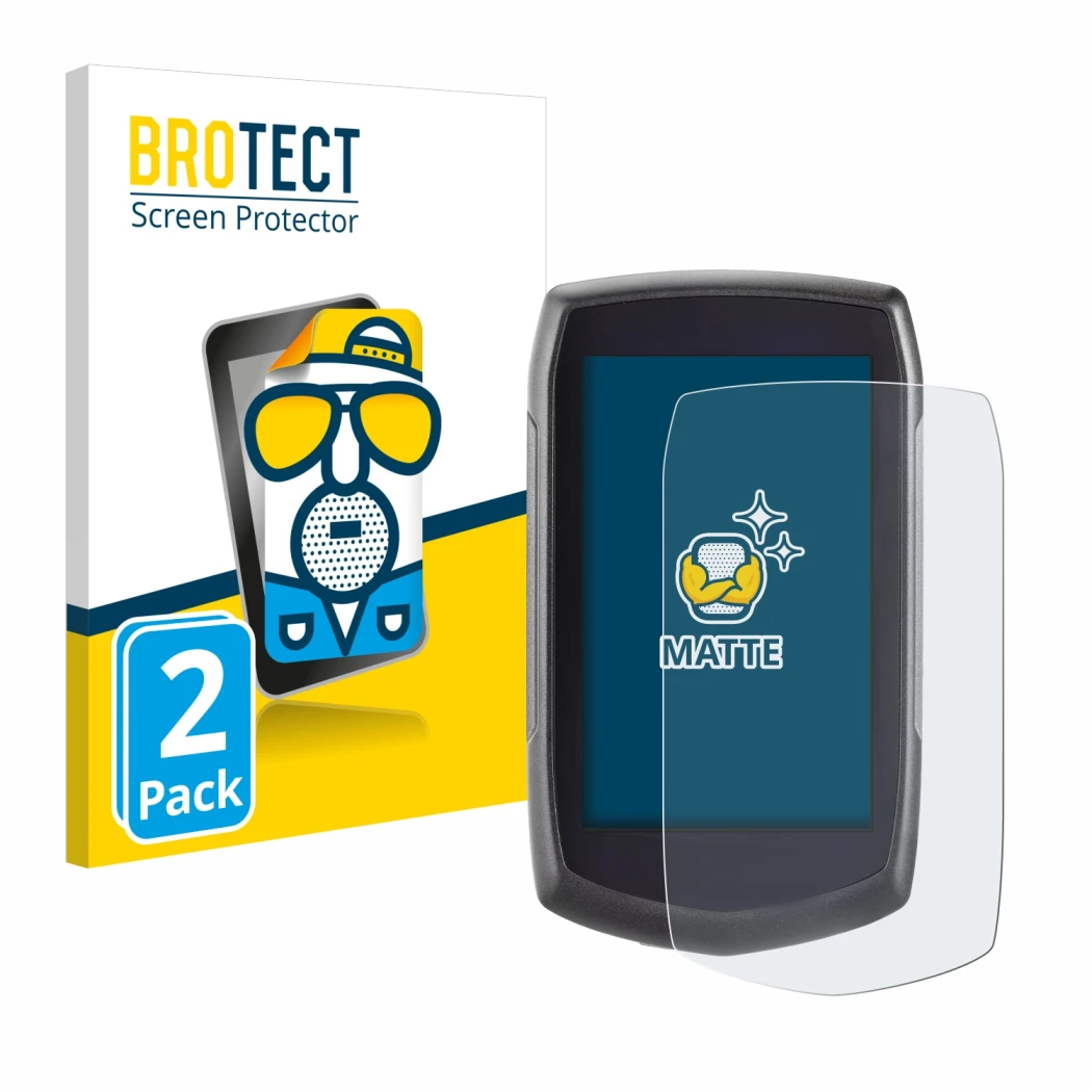 Face avant d’un emballage produit avec le logo de la marque BROTECT. À côté, l’appareil A-Rival Teasi One Classic est représen