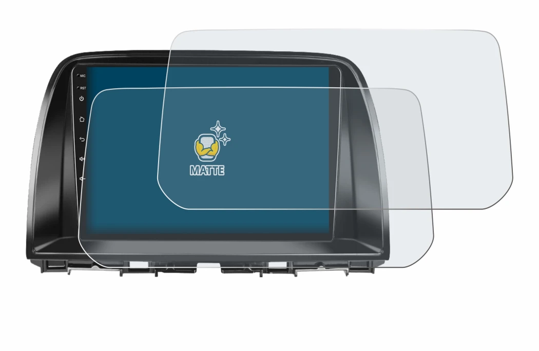 Image de l'appareil Mazda CX-5 2017 Infotainment System avec une grande variété de protections d'écran.