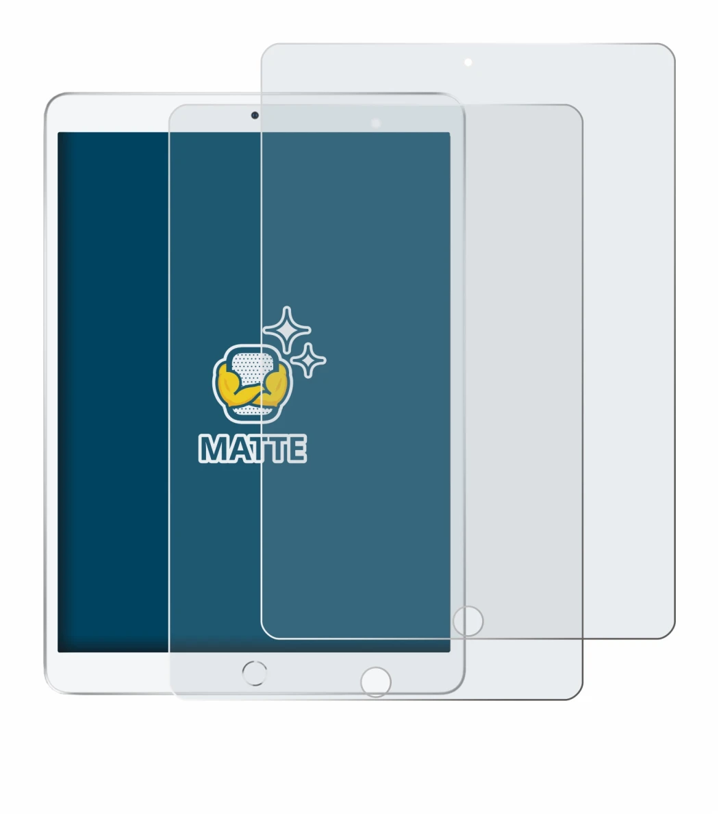 Image de l'appareil Apple iPad Air 2019 (3ème Gen.) avec une grande variété de protections d'écran.