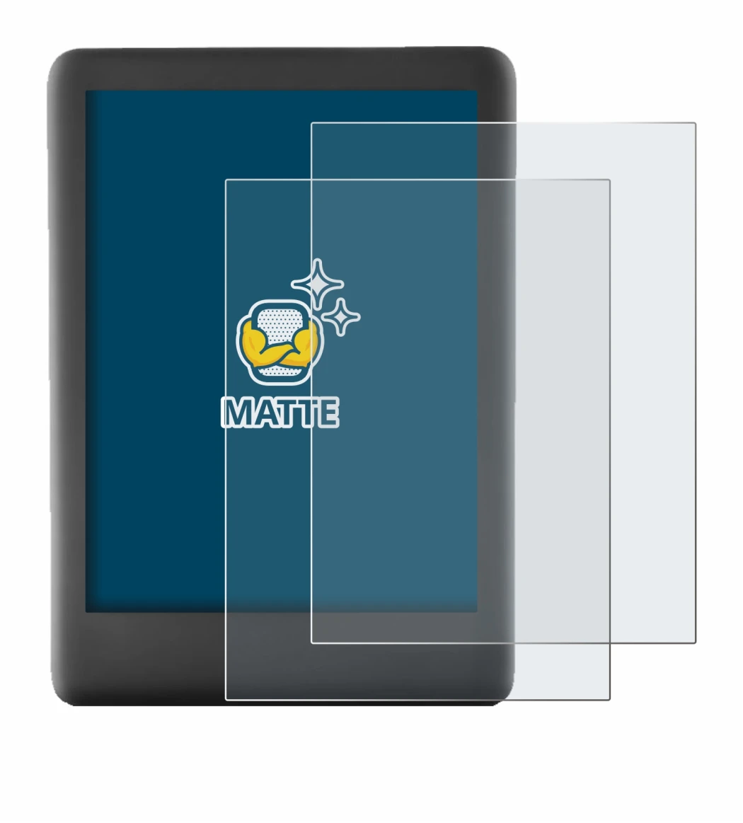 Image de l'appareil Amazon Kindle 2019 (10ème Gen.) avec une grande variété de protections d'écran.