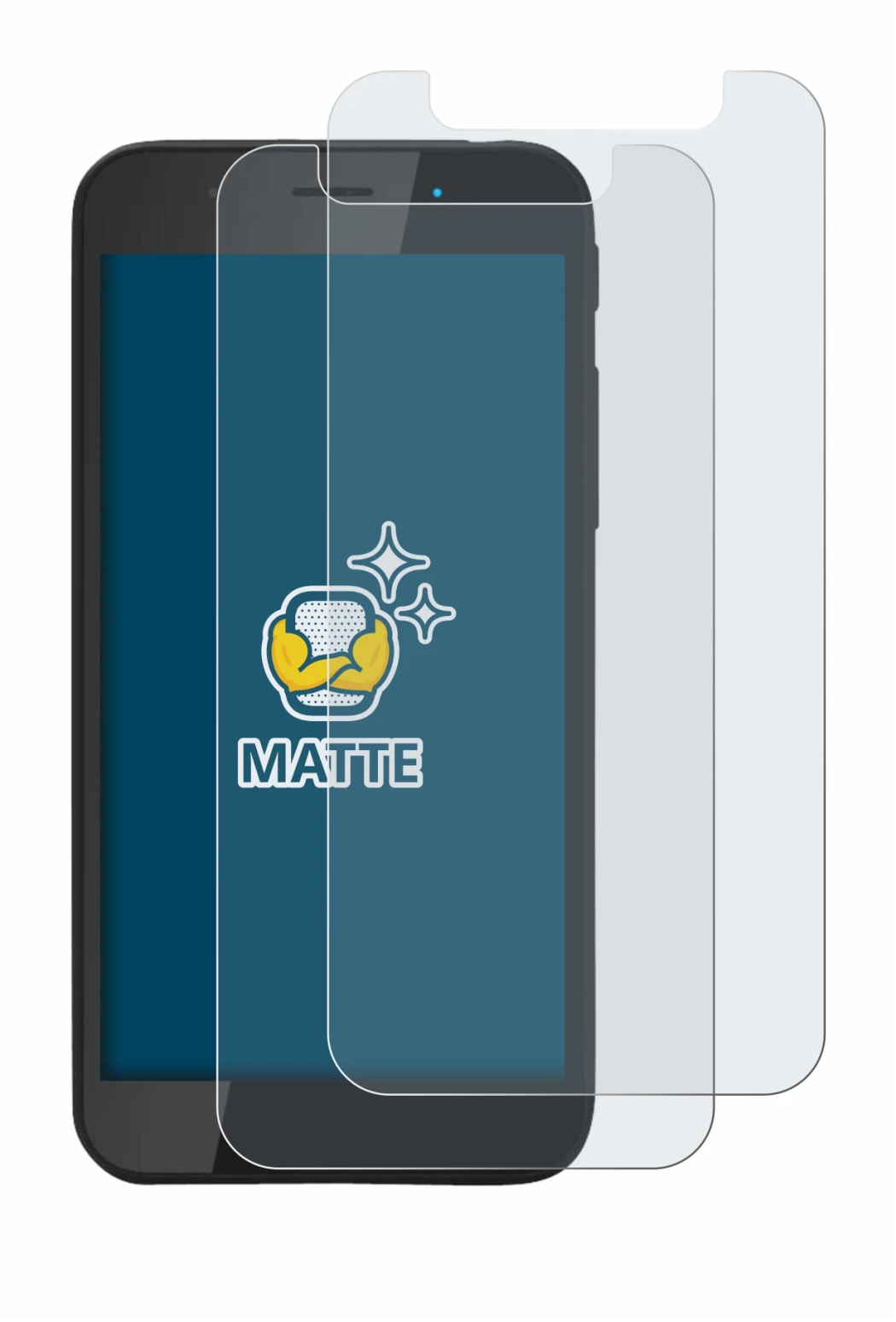 Image de l'appareil Shiftphones Shift5me avec une grande variété de protections d'écran.