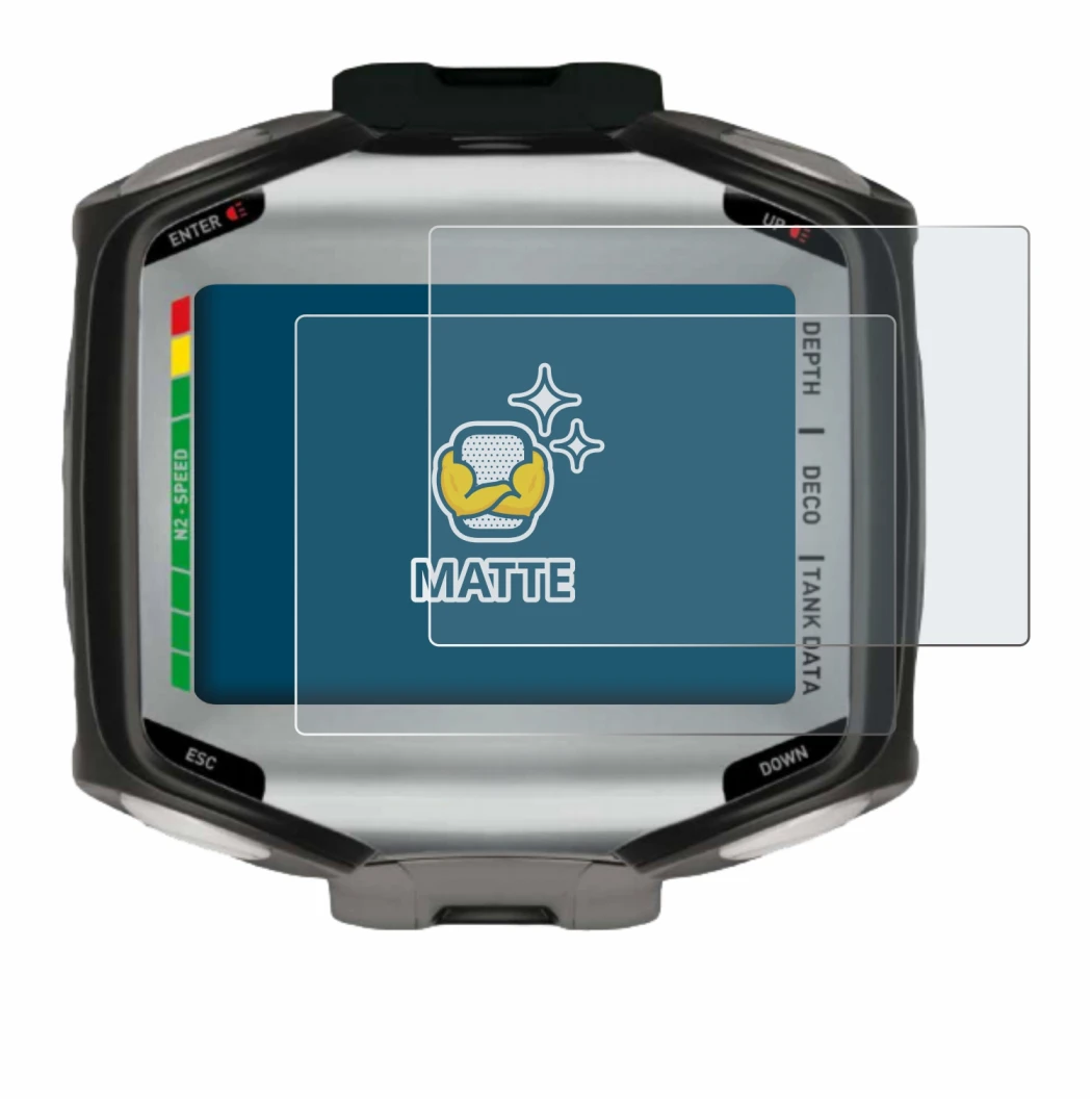 Image de l'appareil Mares Quad avec une grande variété de protections d'écran.