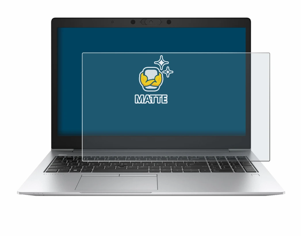 Image de l'appareil HP EliteBook 850 G6 avec une grande variété de protections d'écran.