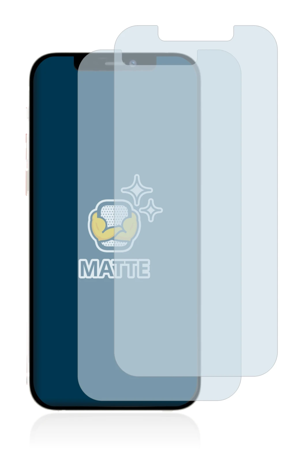 Image de l'appareil Apple iPhone 12 Pro Max avec une grande variété de protections d'écran.