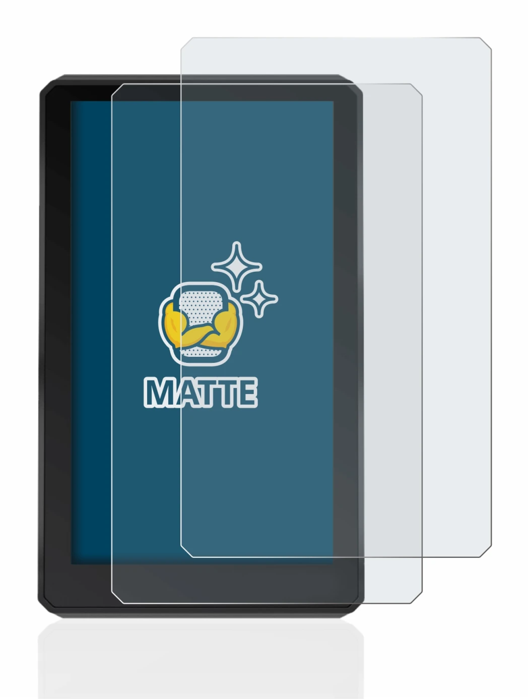 Image de l'appareil Garmin zumo XT avec une grande variété de protections d'écran.