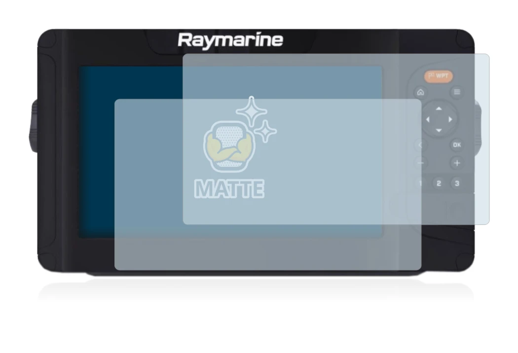 Image de l'appareil Raymarine Element 7 HV avec une grande variété de protections d'écran.