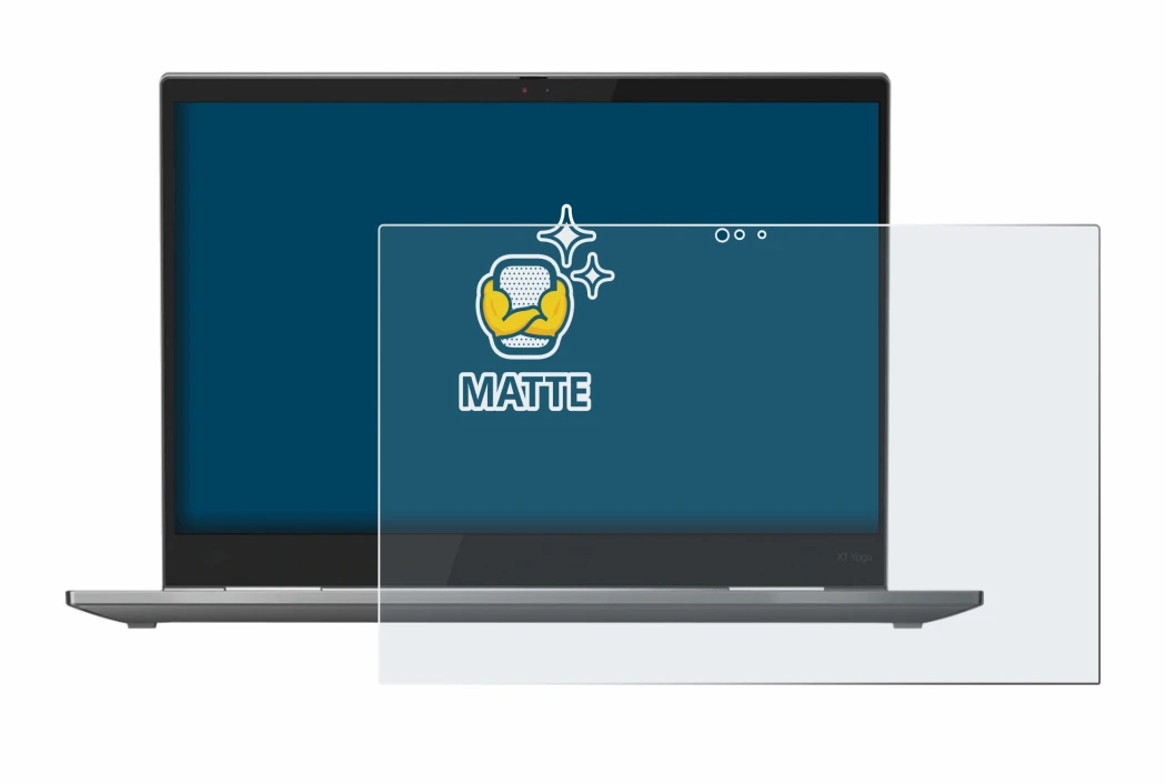 Image de l'appareil Lenovo ThinkPad X1 Yoga (5ème Gen.) avec une grande variété de protections d'écran.