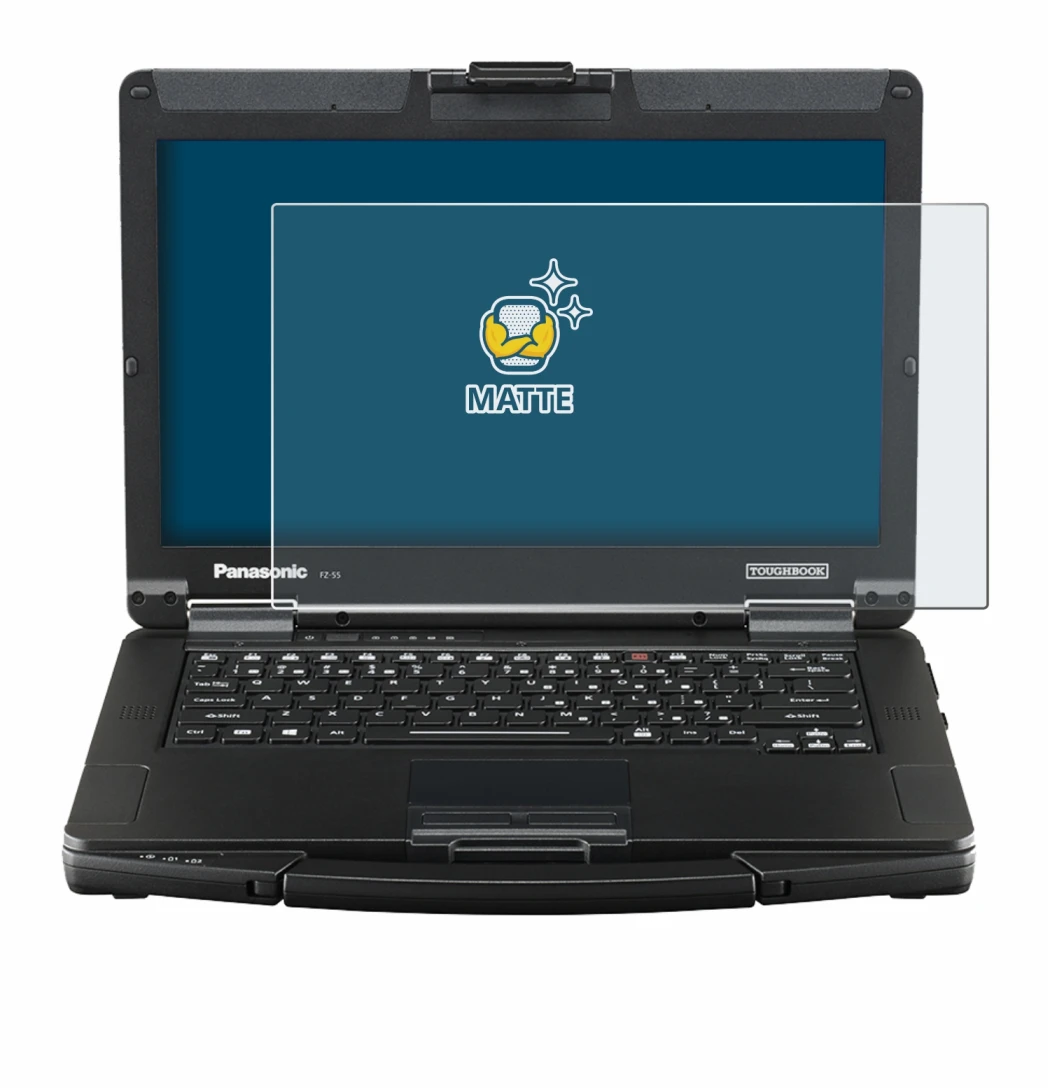 Image de l'appareil Panasonic Toughbook FZ-55 Full HD avec une grande variété de protections d'écran.