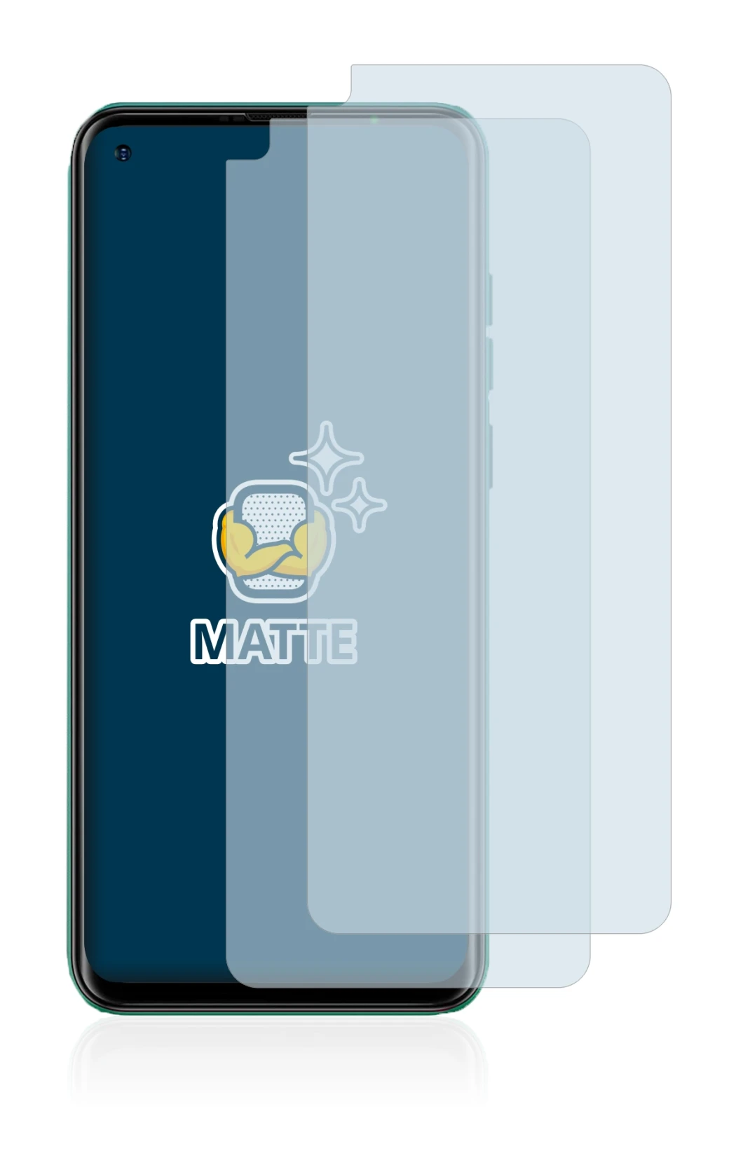 Image de l'appareil Ulefone Note 11P avec une grande variété de protections d'écran.