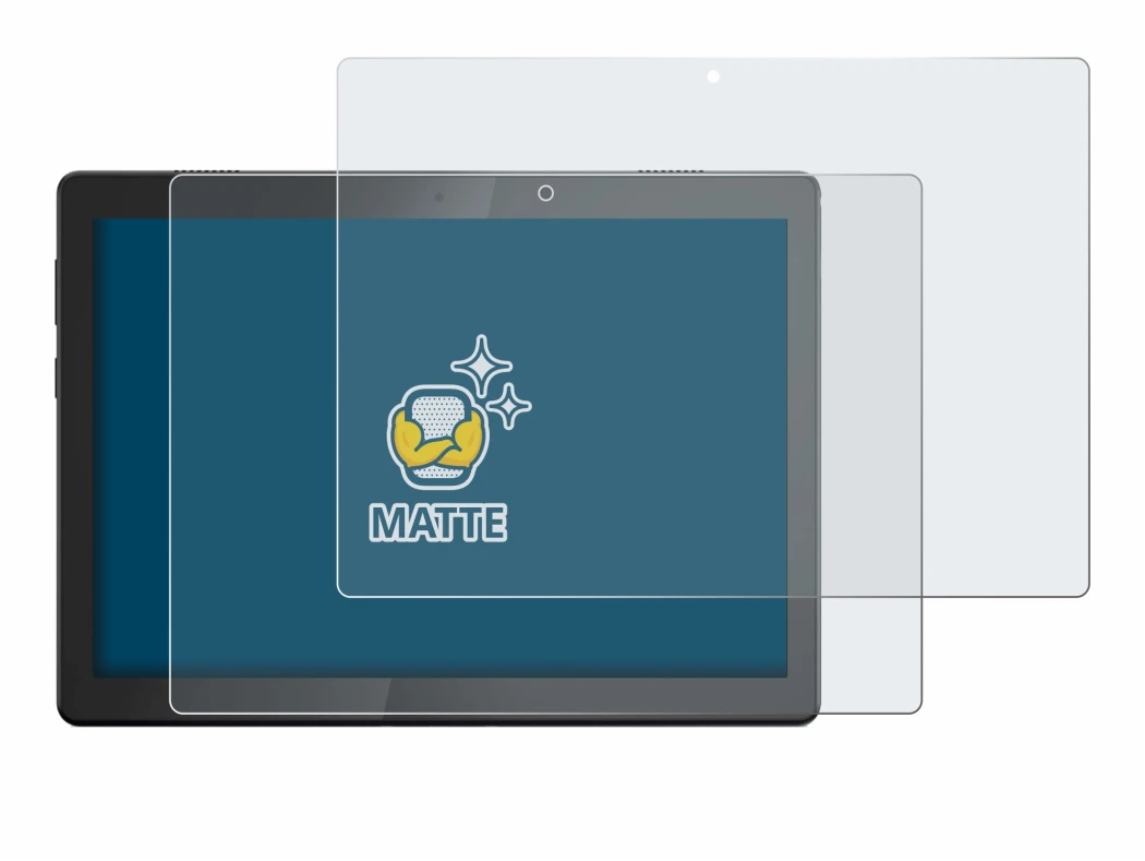 Image de l'appareil Lenovo Tab M10 TB-X505F avec une grande variété de protections d'écran.